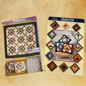 Butterick Uncut Quilting Patterns Set 1996-1998